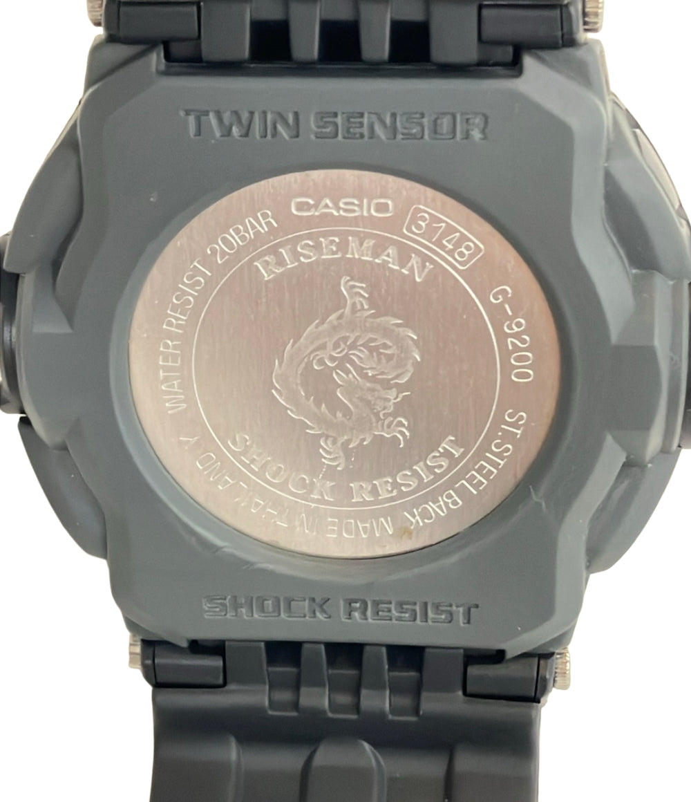 美品 CASIO 腕時計 ライズマン RISEMAN G-SHOCK ソーラー G-9200 メンズ カシオ
