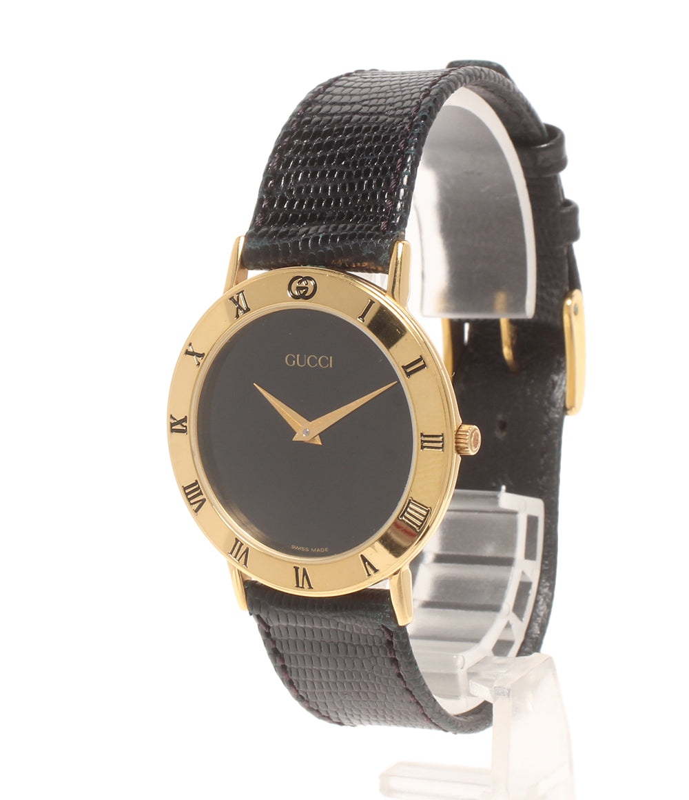 GUCCI 腕時計 クオーツ ブラック 3000.2.M メンズ グッチ