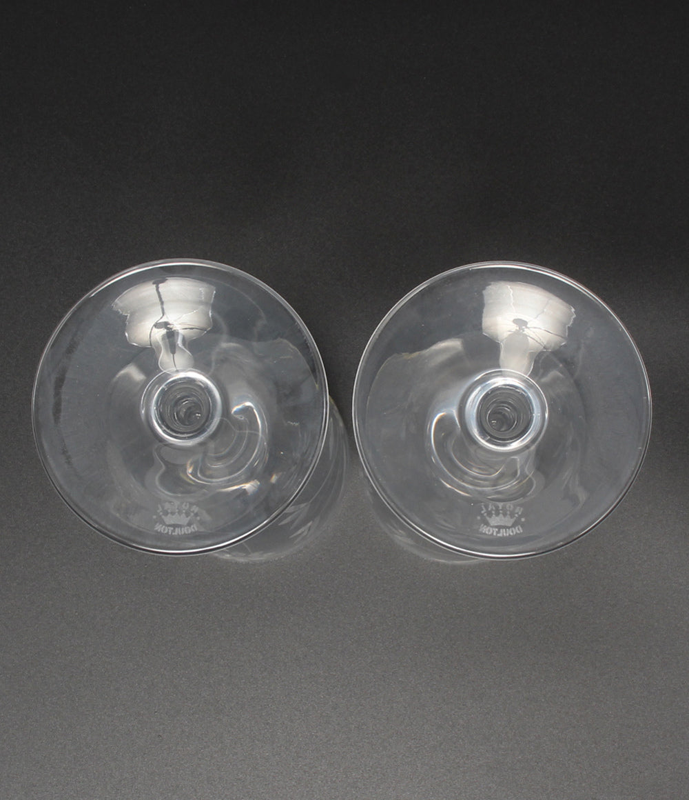 Royal Doulton ワイングラス 2点セット ペア ジャスミン ロイヤルドルトン