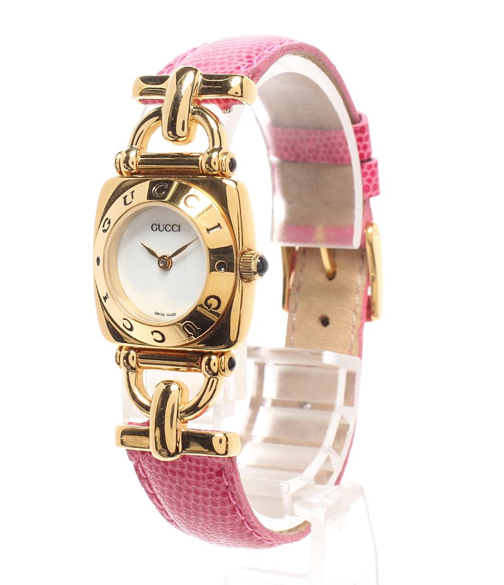 GUCCI 腕時計 クオーツ ホワイト 6300L レディース グッチ