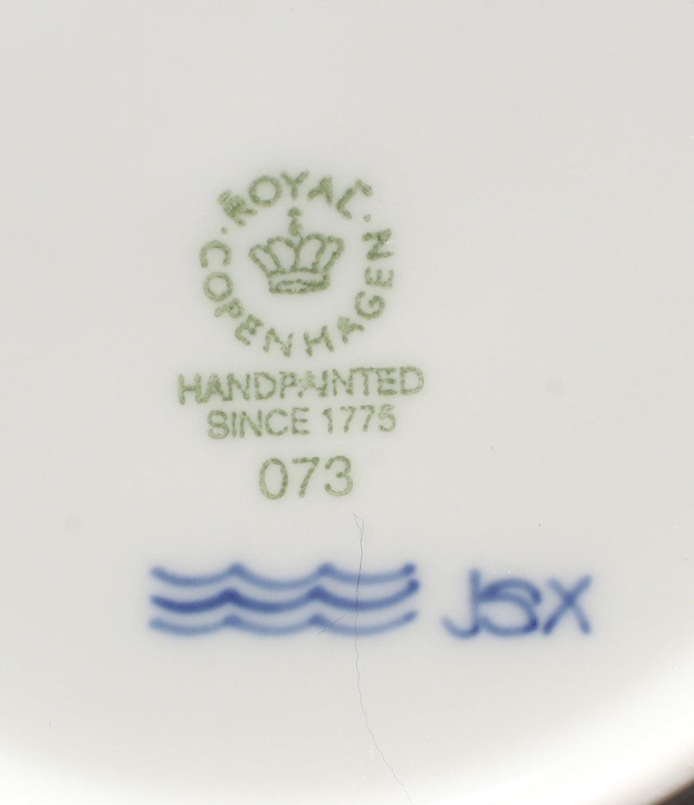 美品 Royal Copenhagen ティーセット ペア 2客 ブルーパルメッテ ロイヤルコペンハーゲン