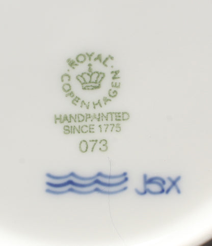 美品 Royal Copenhagen ティーセット ペア 2客 ブルーパルメッテ ロイヤルコペンハーゲン