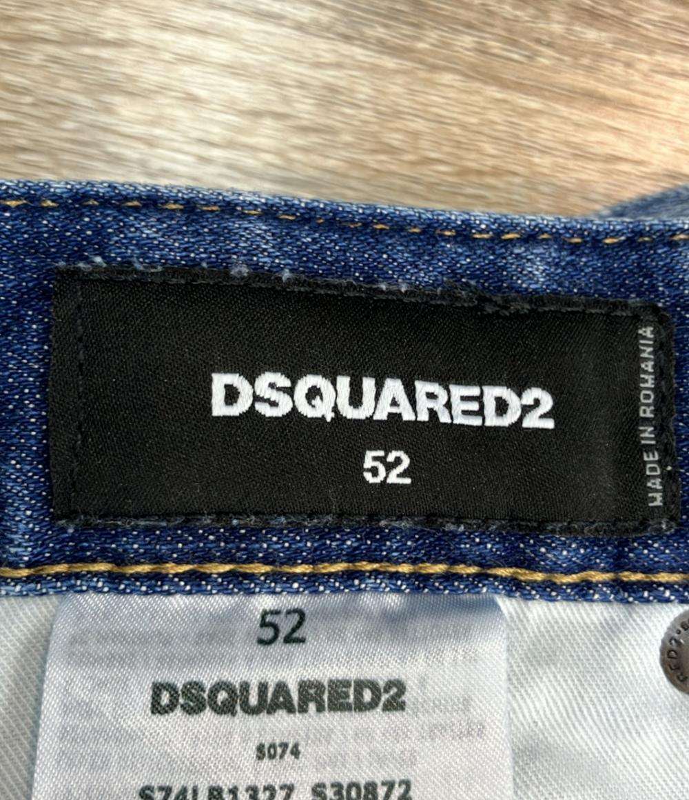 DSQUARED2 デニムパンツ ダメージ加工 IDG インポート タグ付き ボタンフライ S74LB1327 メンズ SIZE 52 (L) ディースクエアード