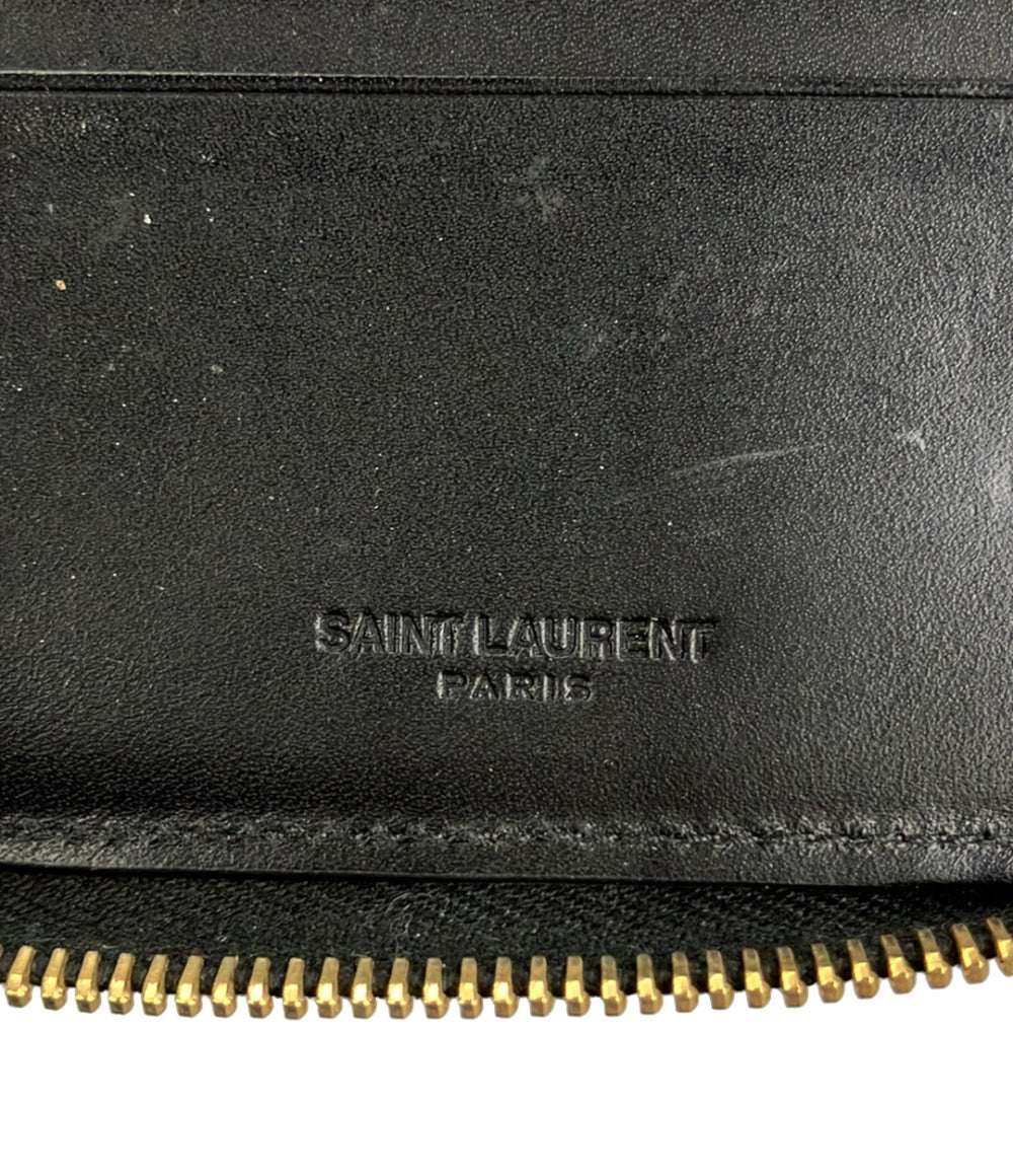 SAINT LAURENT ラウンドファスナー長財布 レディース サンローラン