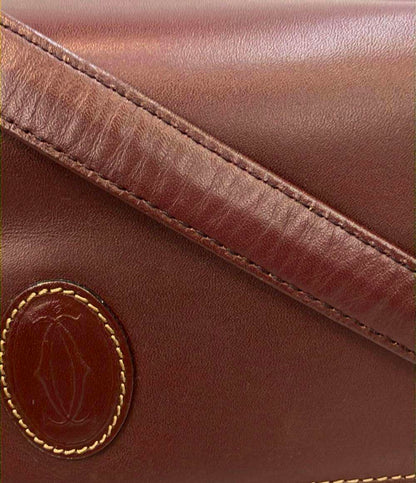 Cartier ショルダーバッグ 斜め掛け マストライン レディース カルティエ