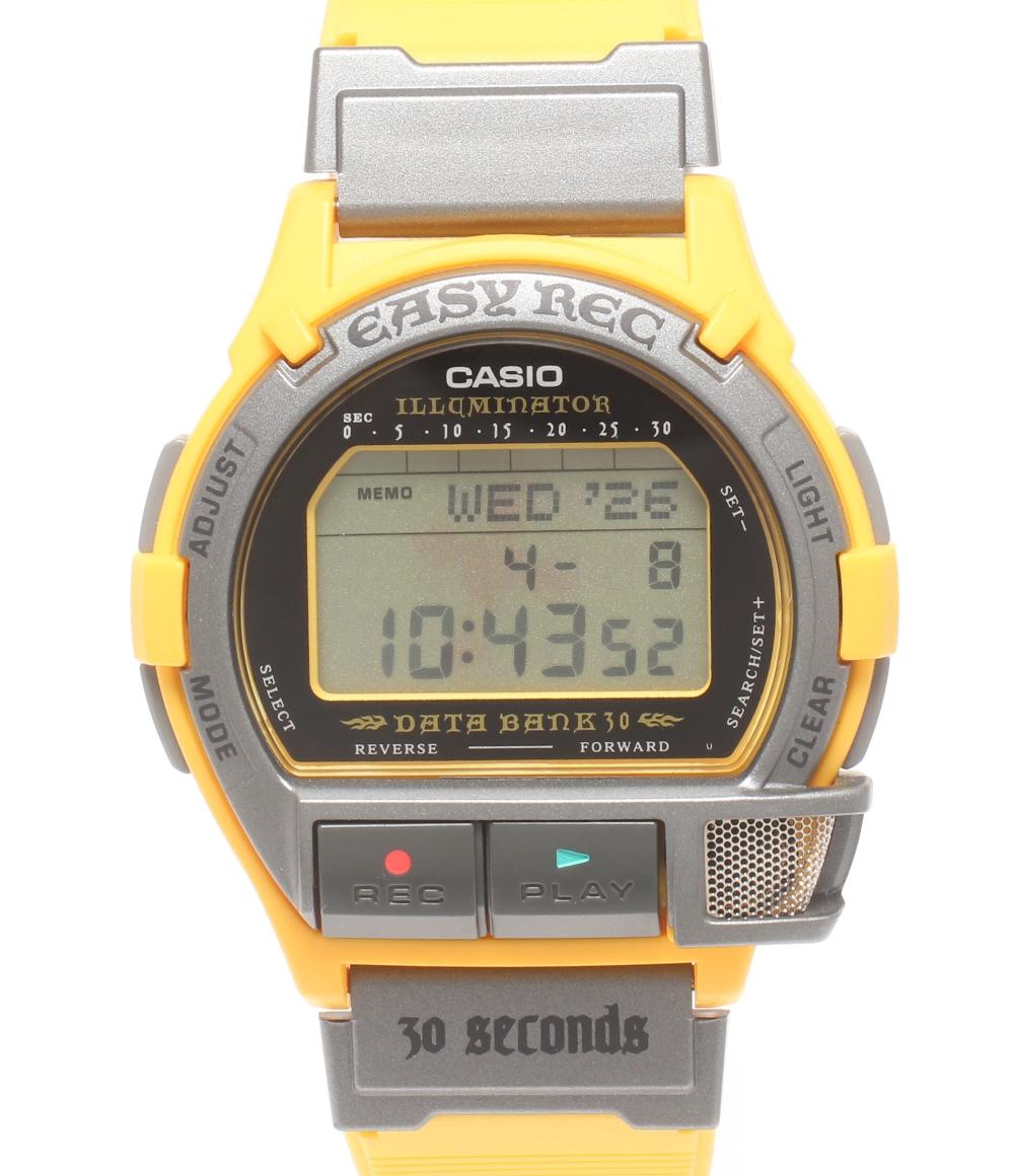 美品 CASIO 腕時計 ボイスレコーダー付 データバンク クオーツ DB-V30 レディース メンズ カシオ