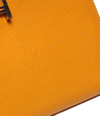 HERMES 長財布 □P刻印 シルバー金具 ヴォーエプソン ベアンスフレ レディース エルメス