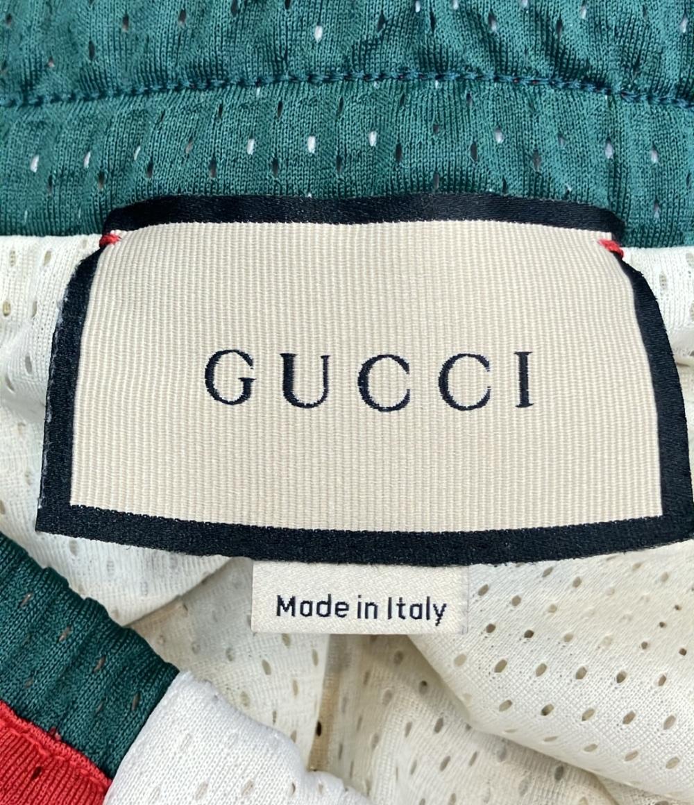 美品 GUCCI ハーフパンツ メッシュ 737407 XJFFK メンズ SIZE L グッチ