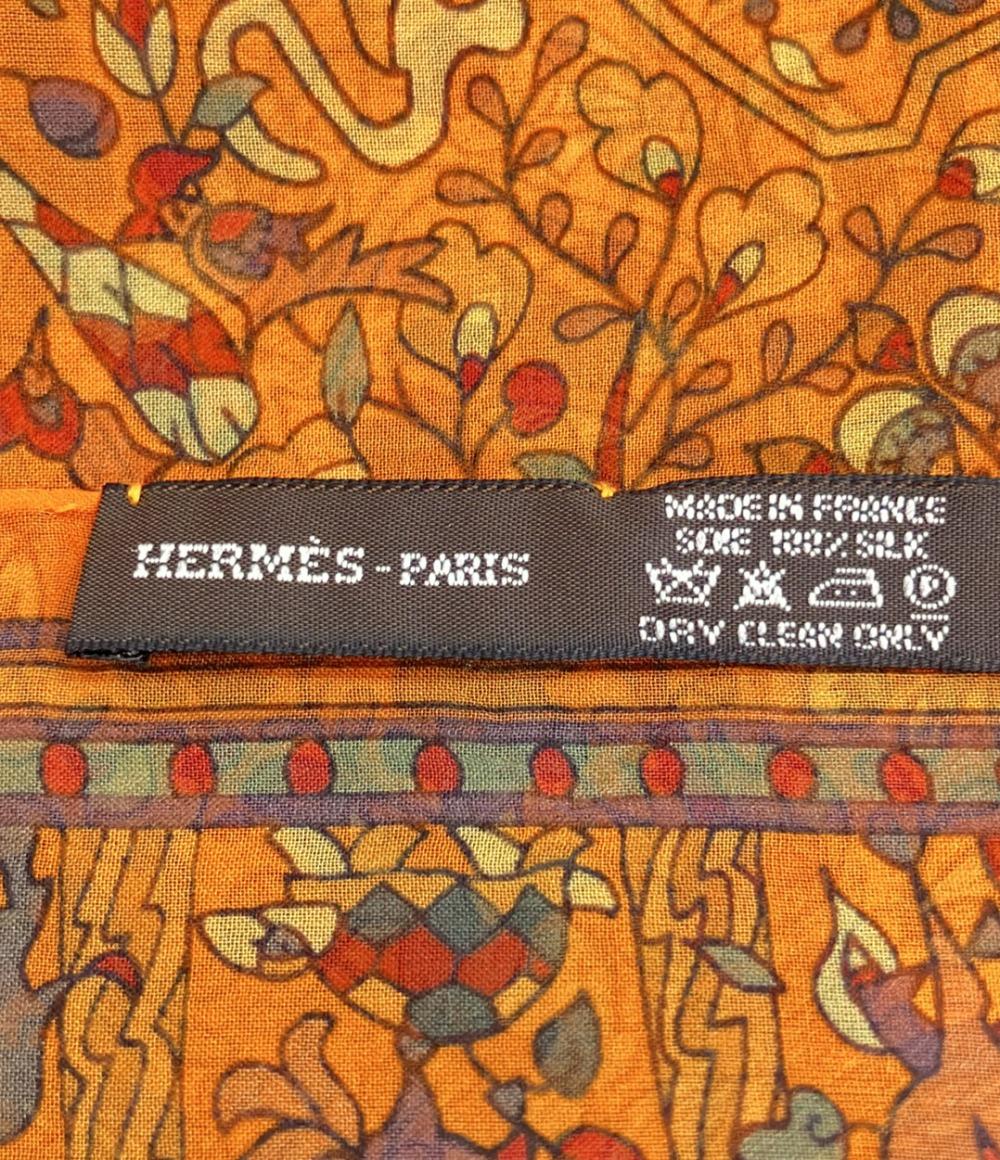 美品 エルメス ストール シルク100% レディース HERMES