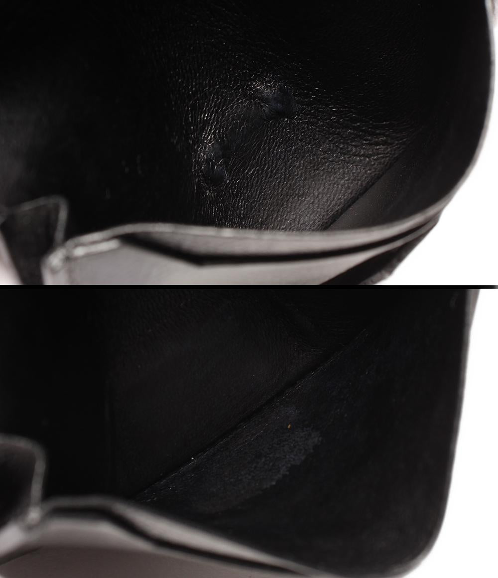 エルメス カードケース □M刻印 シルバー金具 ベアン レディース HERMES