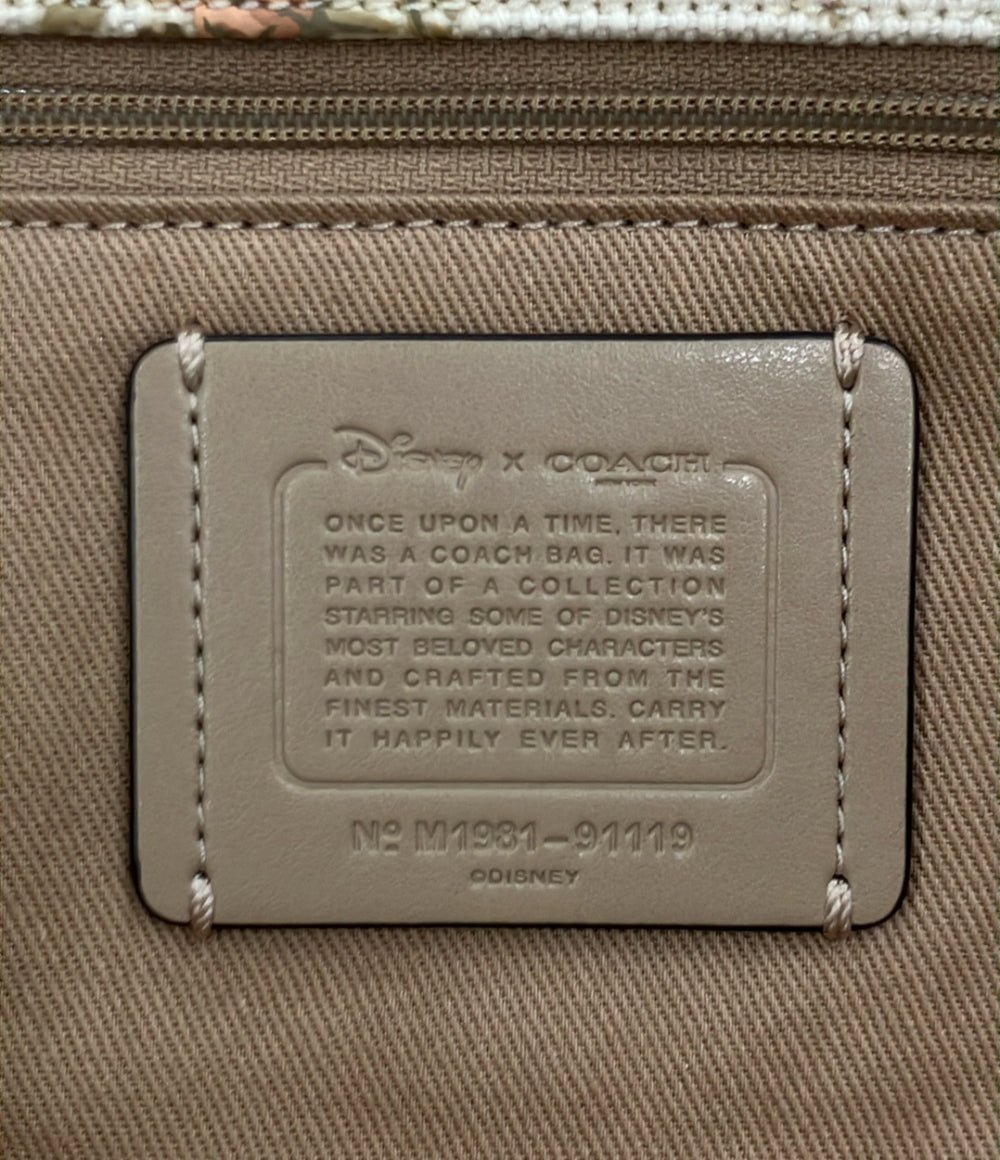COACH Disney トートバッグ ダンボ キャンバス 91119 レディース コーチ ディズニー