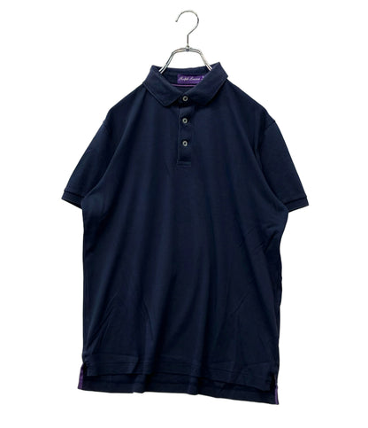 RALPH LAUREN PURPLE LABEL 半袖ポロシャツ 綿 メンズ SIZE M ラルフローレンパープルレーベル