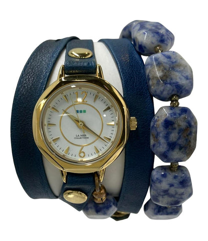 LA MEL COLLECTIONS 腕時計 クオーツ ホワイト レディース ラメール コレクション