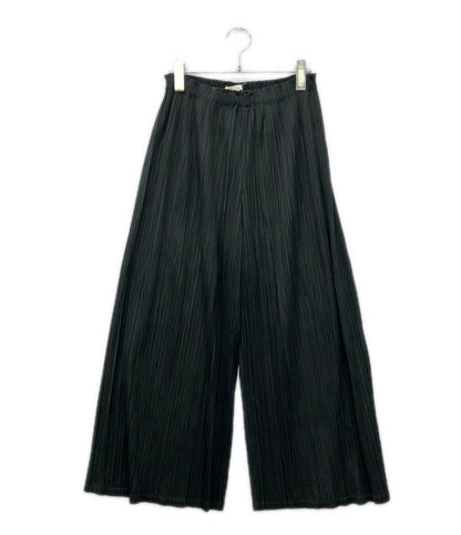 PLEATS PLEASE レイヤードスリットワイドプリーツパンツ レディース SIZE 02 プリーツプリーズ