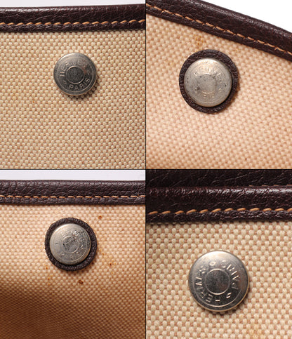 HERMES トートバッグ □H刻印 トワルアッシュ ガーデンパーティPM レディース メンズ エルメス