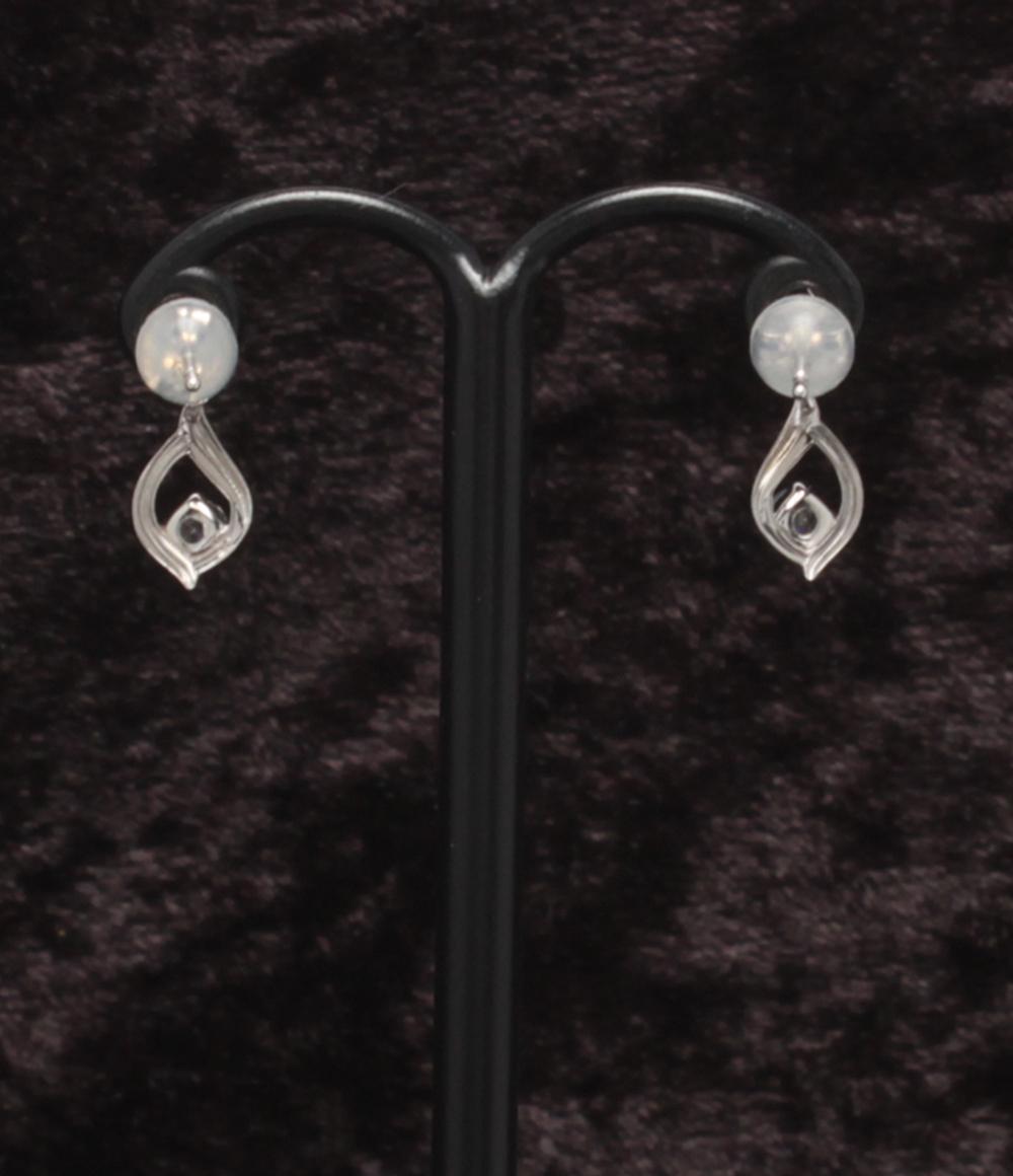 美品 カナルヨンドシー ピアス K10 しずくモチーフ レディース canal4℃