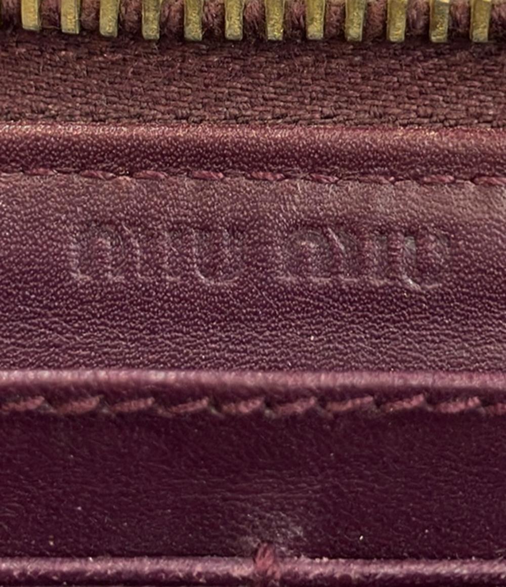 ミュウ ミュウ L字ファスナー長財布 レディース Miu Miu