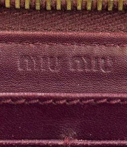 ミュウ ミュウ L字ファスナー長財布 レディース Miu Miu
