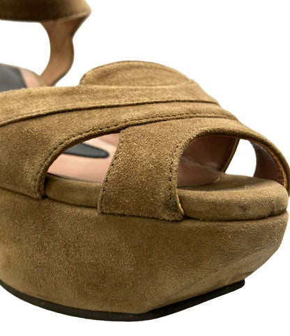 MARNI ウェッジソールアンクルストラップサンダル レディース SIZE 37 23.5(cm) マルニ