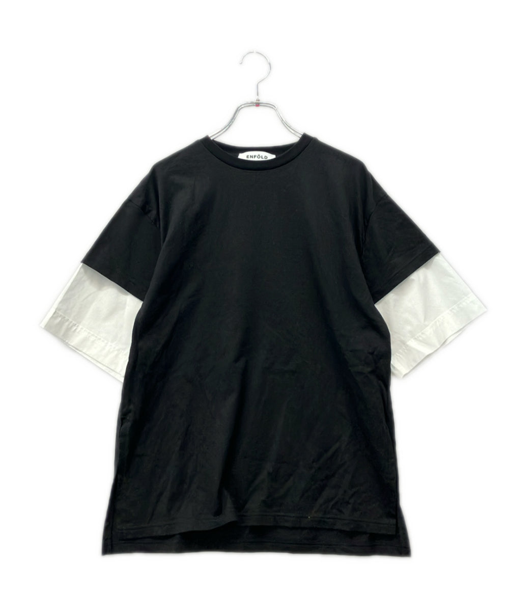 ENFOLD 半袖 レイヤードTシャツ 300IS280-2471 レディース SIZE 38 エンフォルド