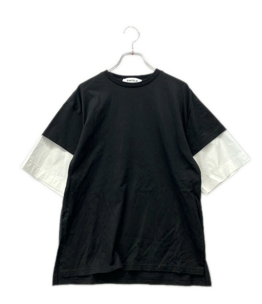 ENFOLD 半袖 レイヤードTシャツ 300IS280-2471 レディース SIZE 38 エンフォルド