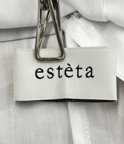 美品 エステータ 長袖ブラウス レディース SIZE 4 (XL) ESTETA