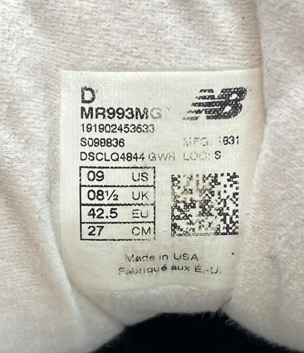 NEW BALANCE ローカットスニーカー MR993MG メンズ SIZE 27.0 (L) ニューバランス