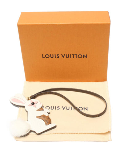 美品 LOUIS VUITTON バッグチャーム ウサギ バッグチャーム ラビット LV ファーリーフレンド M03217 モノグラム レディース ルイ・ヴィトン