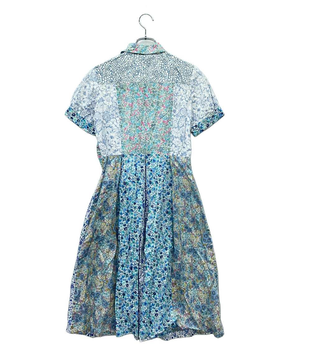 SCAPA 半袖ワンピース 花柄 レディース SIZE 38 (M) スキャパ