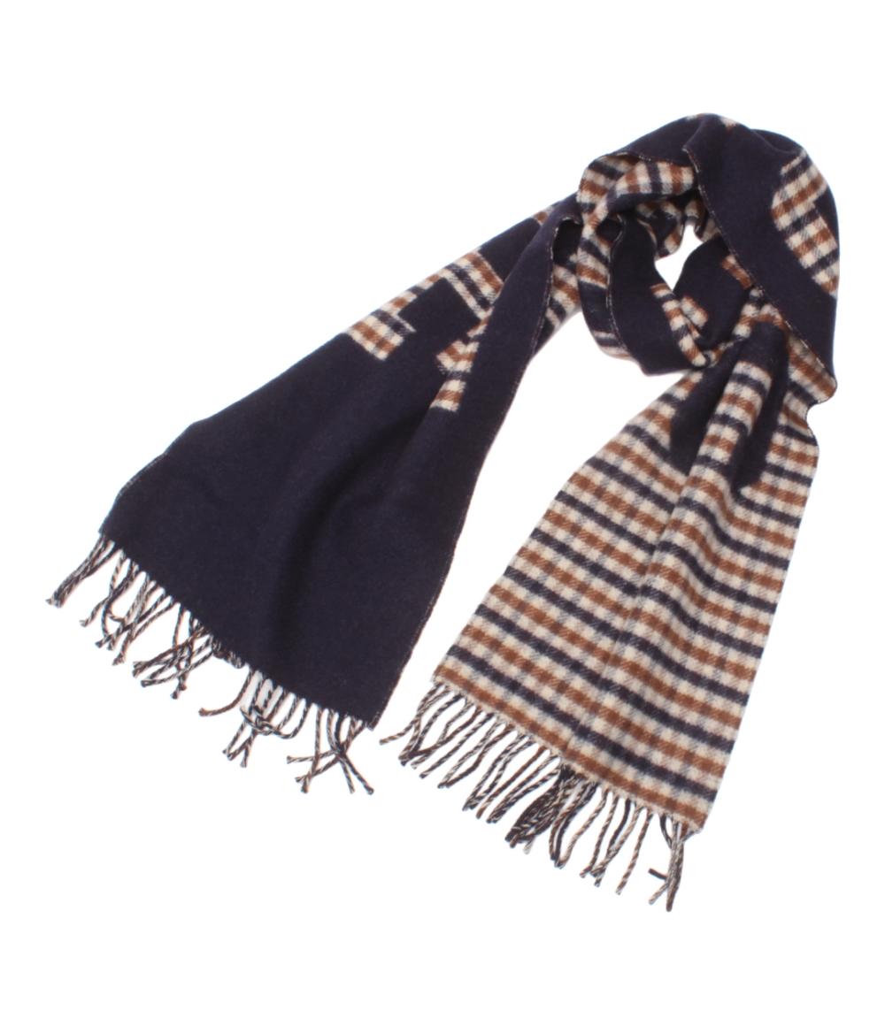 美品 Supreme マフラー×Aquascutum メンズ メンズ シュプリーム