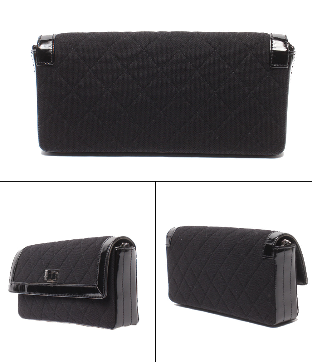 CHANEL チェーンショルダーバッグ 肩掛け シルバー金具 マトラッセ 2.55 シングルフラップ レディース シャネル