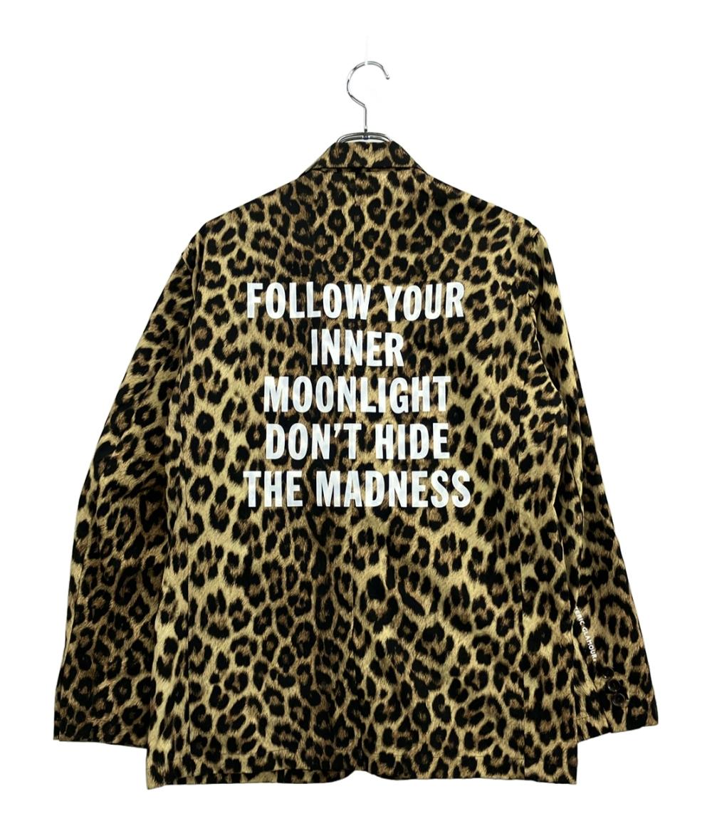 美品 ヒステリックグラマー テーラードジャケット レオパード柄 メンズ SIZE S HYSTERIC GLAMOUR