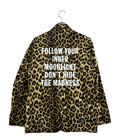 美品 ヒステリックグラマー テーラードジャケット レオパード柄 メンズ SIZE S HYSTERIC GLAMOUR