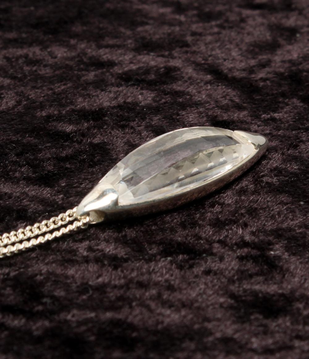 4℃ ネックレス SV 水晶 クォーツ レディース ヨンドシー