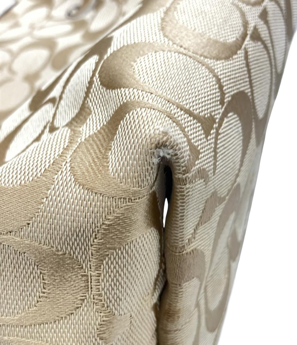 COACH トートバッグ 花柄 ポピー シグネチャー F16301 レディース コーチ