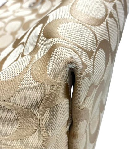 COACH トートバッグ 花柄 ポピー シグネチャー F16301 レディース コーチ