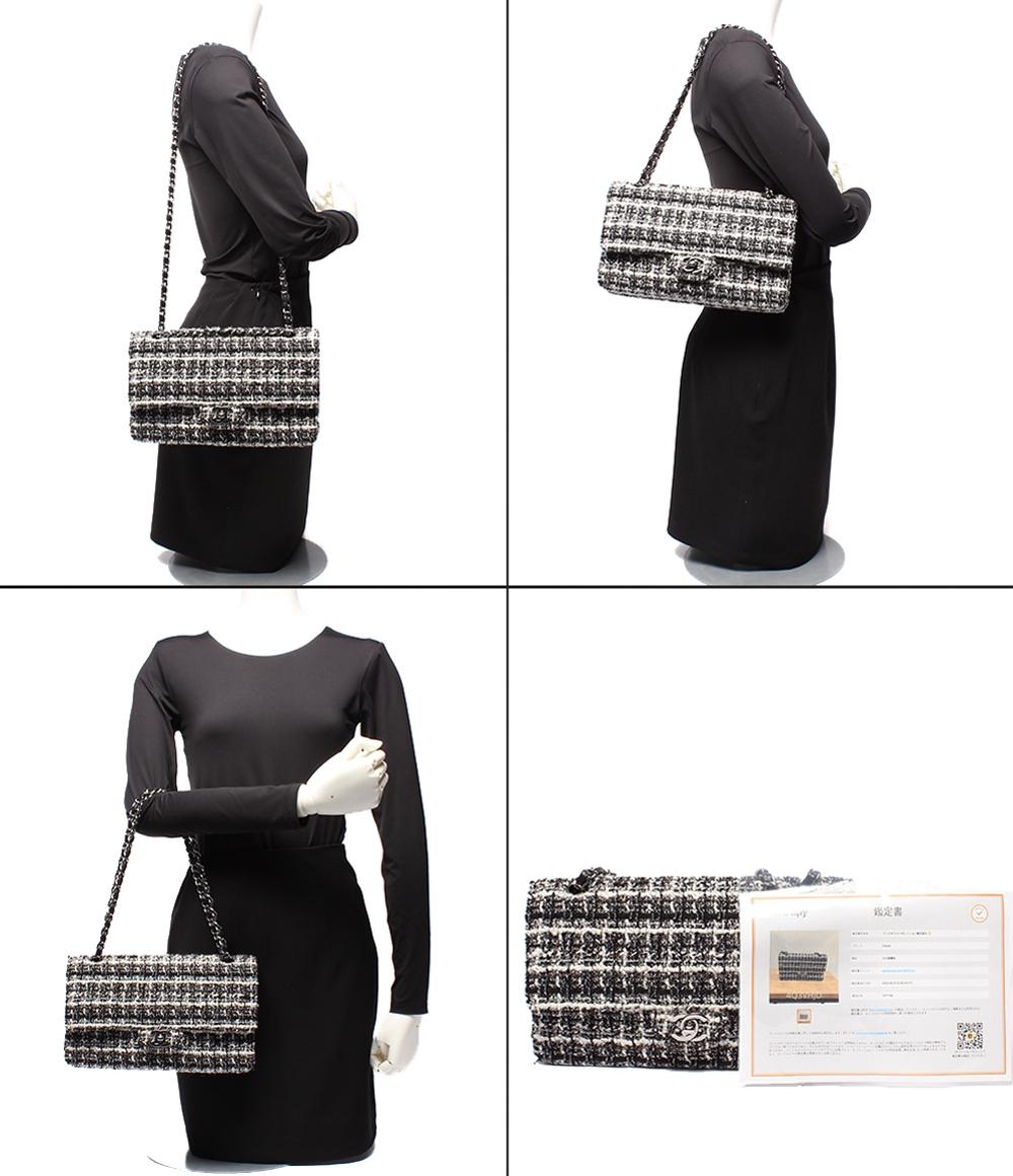 シャネル ショルダーバッグ ハンドバッグ 肩掛け ツイード