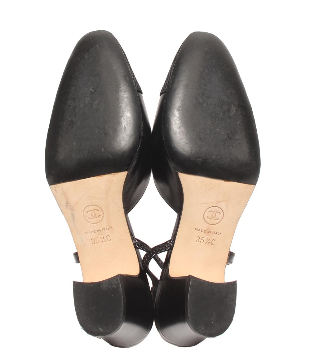 CHANEL スリングバック ミュール パンプス ココマーク G31318 レディース SIZE 35.5 (23cm) シャネル
