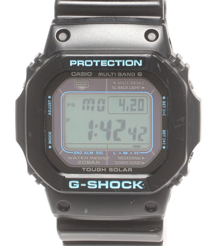 美品 CASIO 腕時計 ブラック×ブルー G-SHOCK ソーラー M5610BA レディース メンズ カシオ