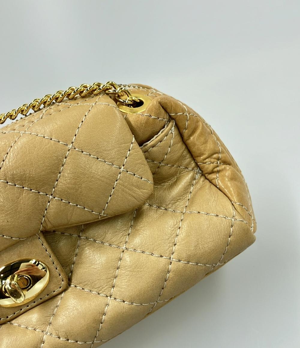 サンヒデアキミハラ 2way チェーンキルティングハンドバッグ ミニ  