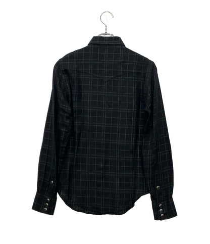 SAINT LAURENT 長袖シャツ Checked Slim Fit Shirt メンズ SIZE S サンローラン