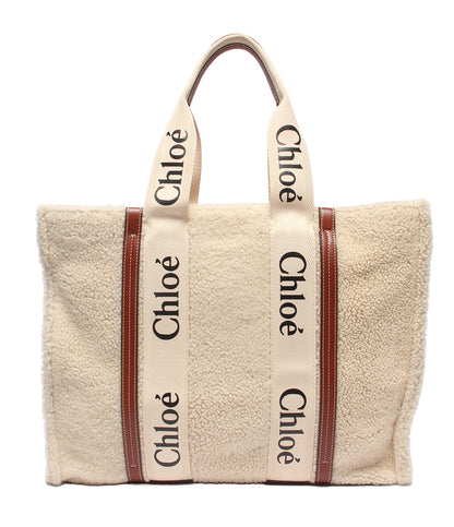 Chloe トートバッグ ウッディ シープスキンバッグ レディース クロエ