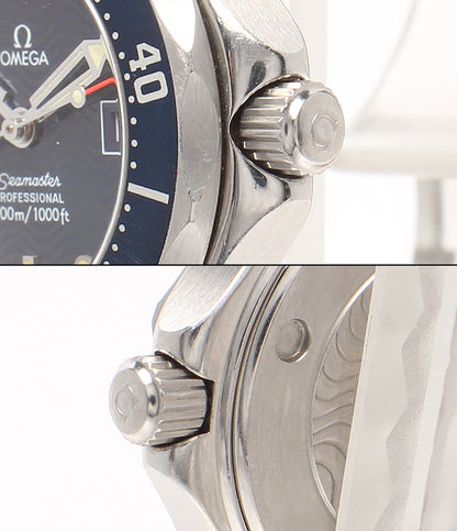 OMEGA 腕時計 シーマスター300M クオーツ ネイビー レディース オメガ