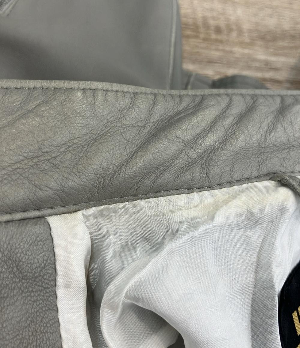 ESTNATION シングル ライダース ラムレザー レディース SIZE 36 (XS) エストネーション