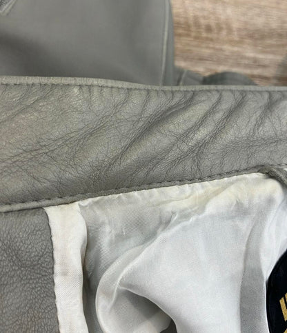 ESTNATION シングル ライダース ラムレザー レディース SIZE 36 (XS) エストネーション