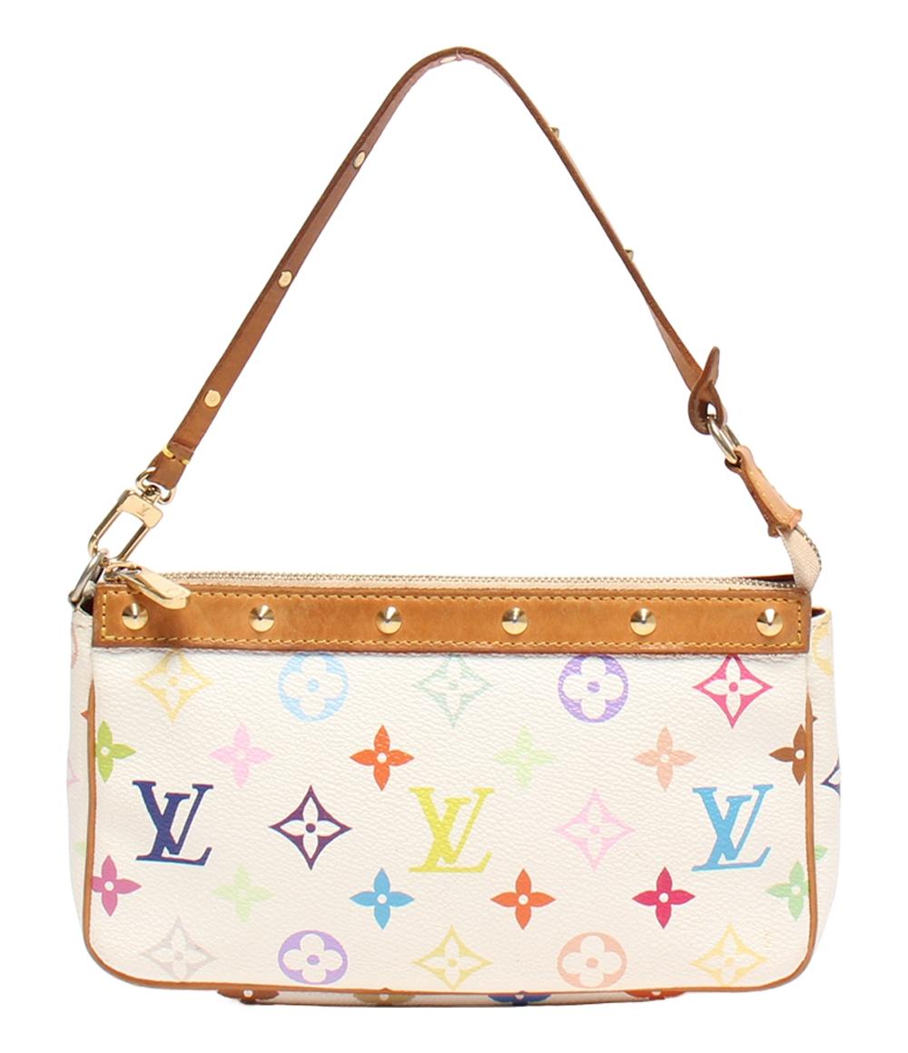 ルイ・ヴィトン ハンドバッグ アクセサリーポーチ 村上 隆 ポシェットアクセソワール マルチカラー M92649 レディース LOUIS VUITTON