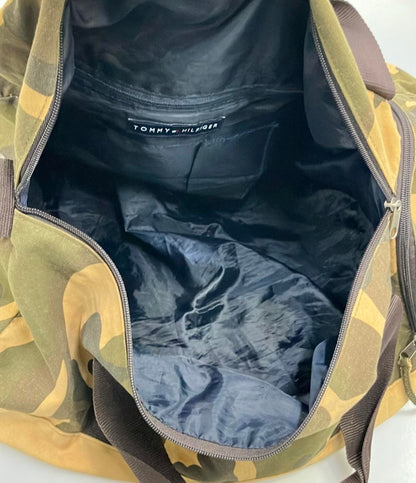 TOMMY HILFIGER 2way スポーツバッグ ボストンバッグ ショルダーバッグ 斜め掛け 迷彩柄 カモフラ柄 メンズ トミーヒルフィガー