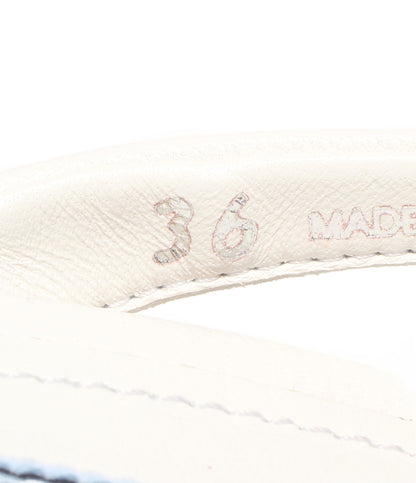 美品 PRADA サンダル ラフィア クロシェ レディース SIZE 36 (23cm) プラダ