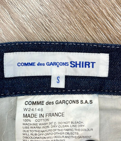 COMME des GARCONS SHIRT デニムパンツ クロップドテーパード 16AW Denim Plain with White stitching W24146 メンズ SIZE S コムデギャルソンシャツ