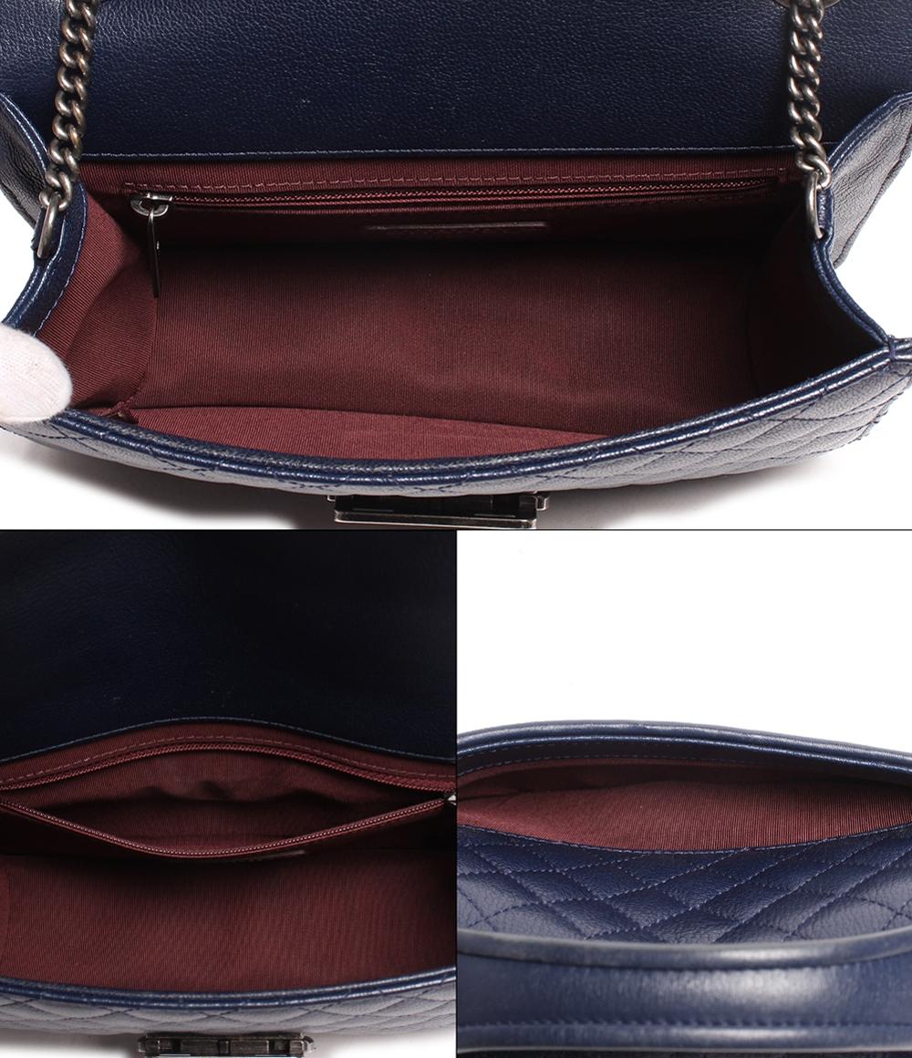 シャネル チェーンショルダーバッグ ハンドバッグ キャビアスキン シルバー金具 トップハンドル CCユニバ－シティ マトラッセ レディース CHANEL